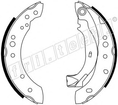 fri.tech. 17260 Brake Shoe Set